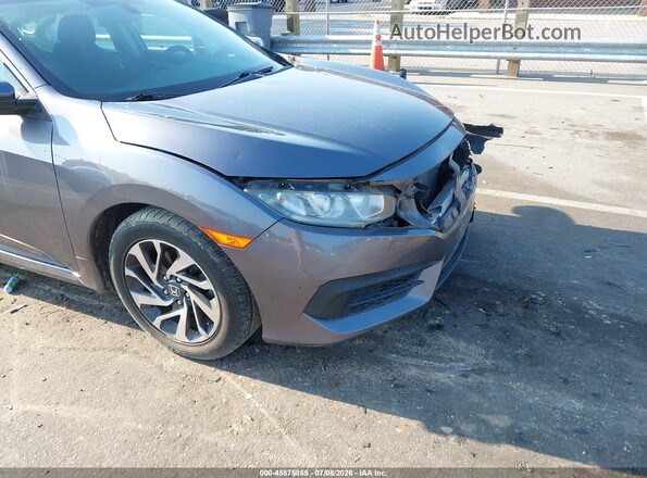 19XFC2F73HE051786 2017 HONDA CIVIC Gray წინა ხედი