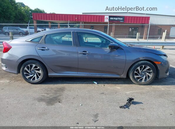 19XFC2F73HE051786 2017 HONDA CIVIC Gray უკანა სალონის ხედი