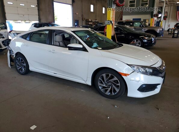 19XFC2F73HE051982 2017 HONDA CIVIC Белый Передняя правая четверть
