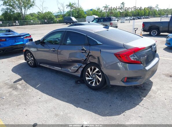 19XFC2F73HE060021 2017 HONDA CIVIC Gray Հետևի ձախ