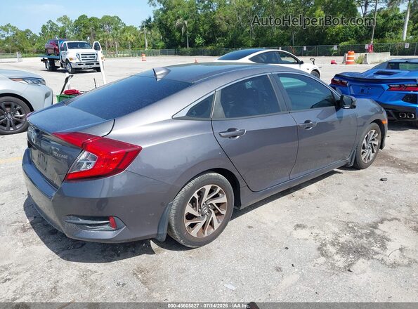 19XFC2F73HE060021 2017 HONDA CIVIC Gray Հետևի աջ