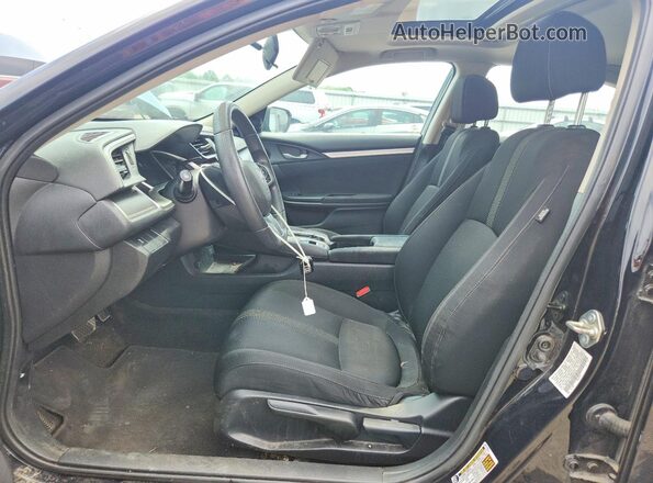 19XFC2F73HE201475 2017 HONDA CIVIC Black Вид салону спереду