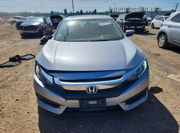19XFC2F73JE003386 2018 HONDA CIVIC Серебряный Вид спереди