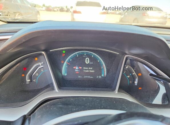 19XFC2F73JE003386 2018 HONDA CIVIC Серебряный Вид щитка приборов