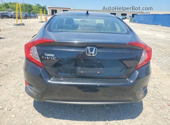 19XFC2F73JE011360 2018 HONDA CIVIC Black Вид ззаду