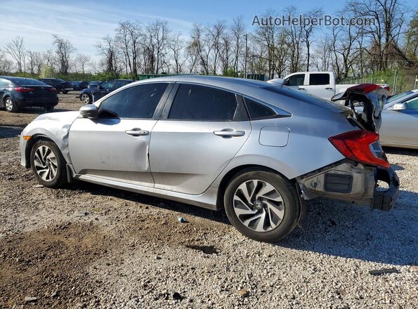 19XFC2F73JE011374 2018 HONDA CIVIC Silver Trasero izquierdo
