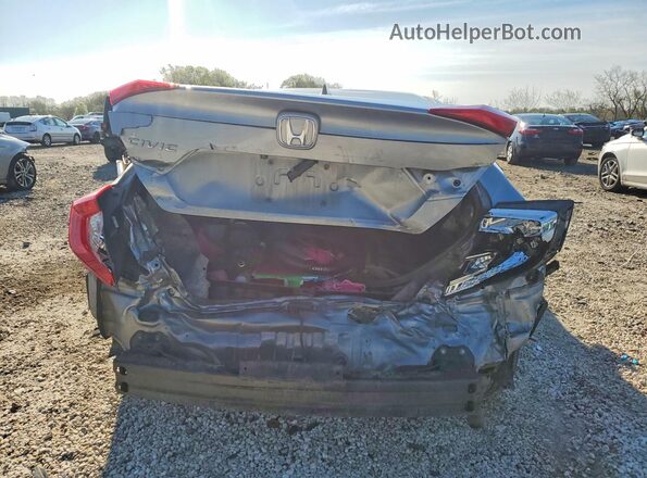 19XFC2F73JE011374 2018 HONDA CIVIC Silver Vista trasera