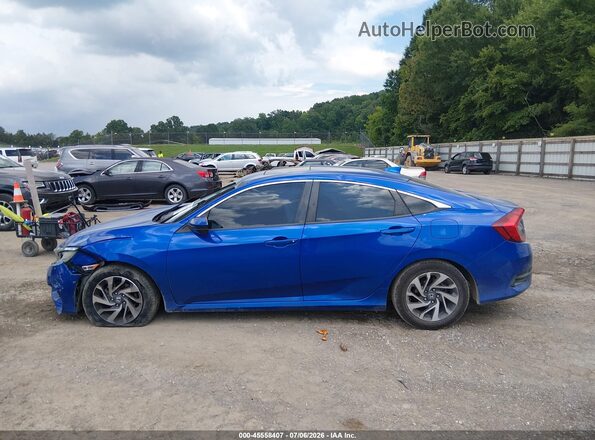 19XFC2F73JE033620 2018 HONDA CIVIC Синий Панорамный вид салона 360°