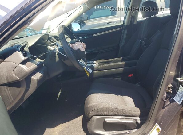 19XFC2F73JE033665 2018 HONDA CIVIC Gray წინა სალონის ხედი