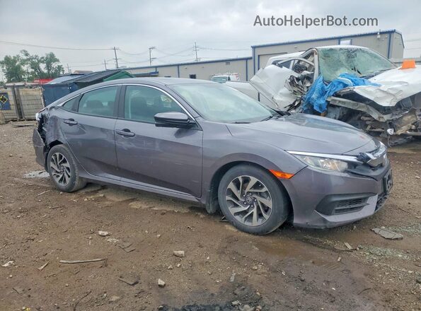 19XFC2F73JE033665 2018 HONDA CIVIC Gray წინა მარჯვენა