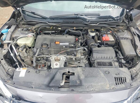 19XFC2F73JE033665 2018 HONDA CIVIC Gray უკანა სალონის ხედი