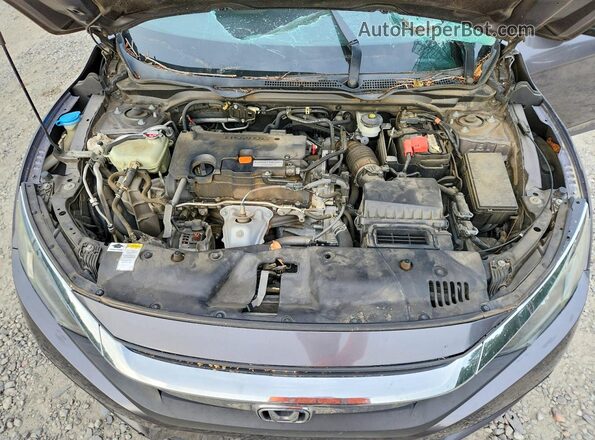 19XFC2F74GE012929 2016 HONDA CIVIC Charcoal Սալոնի հետևի տեսք