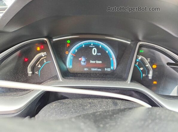 19XFC2F74GE044800 2016 HONDA CIVIC White Vista del cuadro de instrumentos