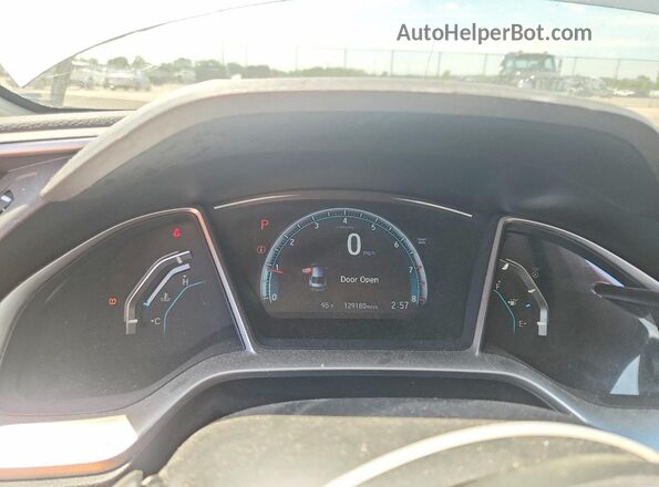 19XFC2F74GE052895 2016 HONDA CIVIC Серебряный Вид щитка приборов