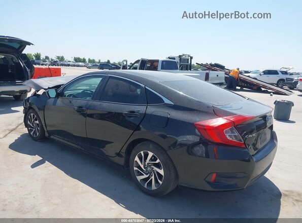 19XFC2F74GE072158 2016 HONDA CIVIC Black Հետևի ձախ