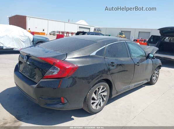 19XFC2F74GE072158 2016 HONDA CIVIC Black Հետևի աջ