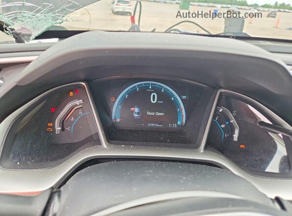 19XFC2F74GE073021 2016 HONDA CIVIC Black Սարքավորումների վահանակի տեսք
