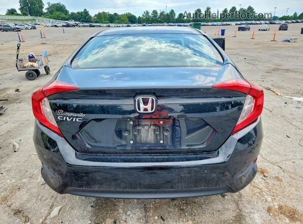19XFC2F74GE073021 2016 HONDA CIVIC Black Հետևի տեսք