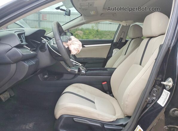 19XFC2F74GE084780 2016 HONDA CIVIC Черный Вид салона спереди