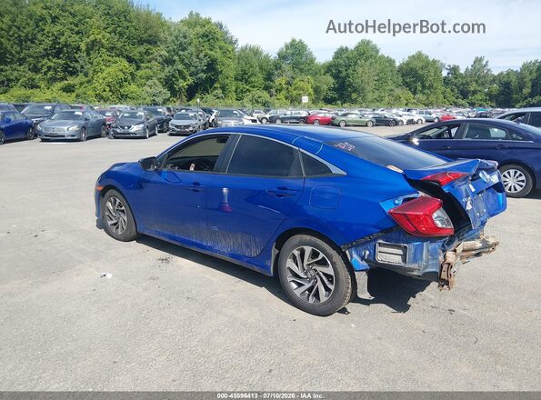 19XFC2F74GE234693 2016 HONDA CIVIC Blue Задня ліва чверть