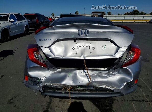 19XFC2F74GE241711 2016 HONDA CIVIC Silver Widok z tyłu