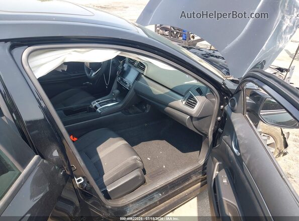 19XFC2F74HE003794 2017 HONDA CIVIC Black Widok wnętrza z przodu