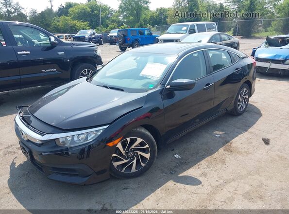 19XFC2F74HE003794 2017 HONDA CIVIC Black Przód lewy
