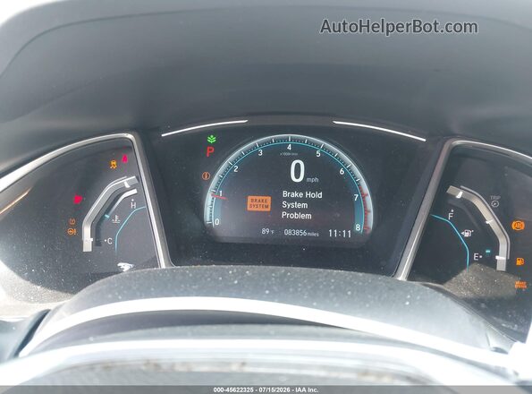 19XFC2F74HE003794 2017 HONDA CIVIC Black Widok tylnych siedzeń