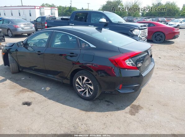 19XFC2F74HE003794 2017 HONDA CIVIC Black Tył lewy