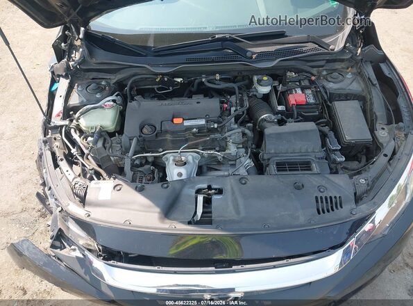 19XFC2F74HE003794 2017 HONDA CIVIC Black Widok z tyłu