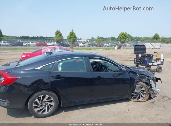 19XFC2F74HE003794 2017 HONDA CIVIC Black Widok wnętrza z tyłu