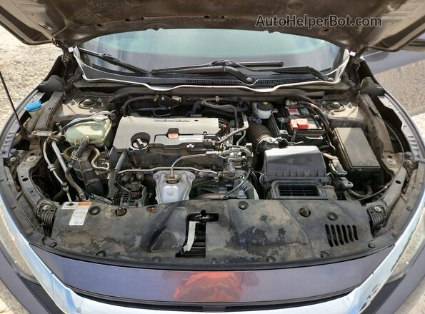 19XFC2F74HE049044 2017 HONDA CIVIC Gray Вид задньої частини салону