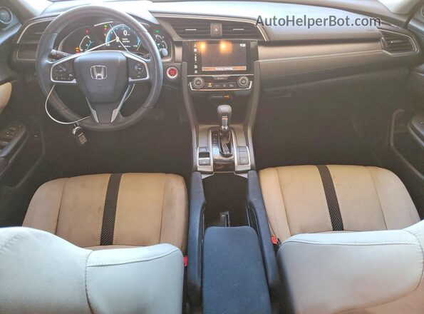 19XFC2F74HE075529 2017 HONDA CIVIC White Dashboard view