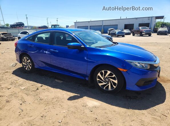 19XFC2F74HE081363 2017 HONDA CIVIC Blue Delantero derecho