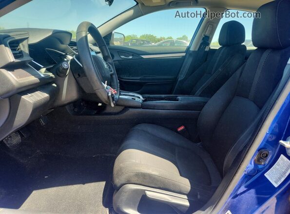 19XFC2F74HE081363 2017 HONDA CIVIC Blue Vista interior delantera