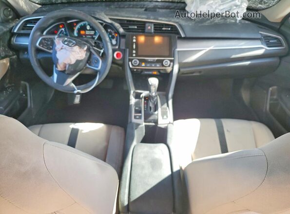 19XFC2F74JE004398 2018 HONDA CIVIC White Вид панелі приладів