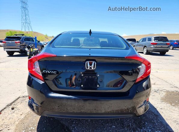 19XFC2F74JE014168 2018 HONDA CIVIC Black Rear view