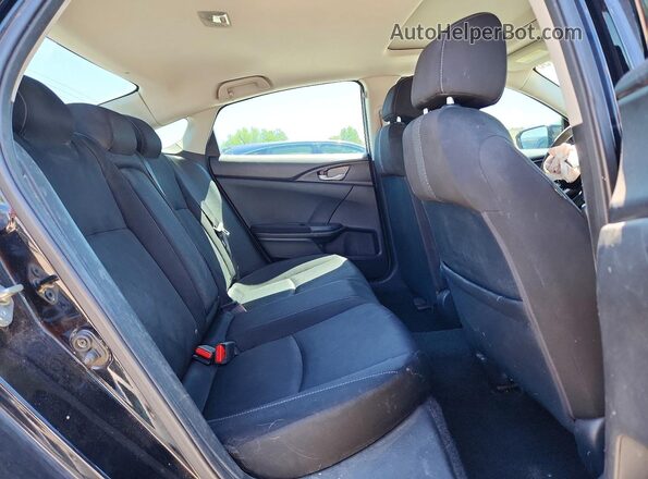 19XFC2F74JE014168 2018 HONDA CIVIC Black Rear seats view