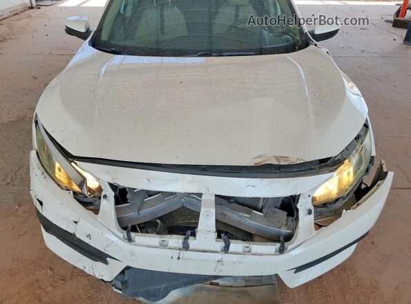 19XFC2F74JE021959 2018 HONDA CIVIC Белый Вид задней части салона