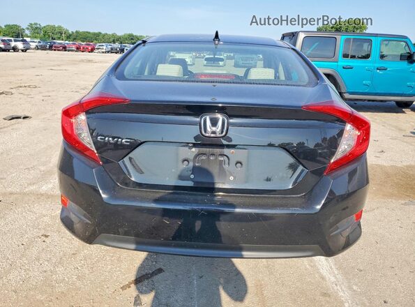 19XFC2F74JE028944 2018 HONDA CIVIC Black Widok z tyłu