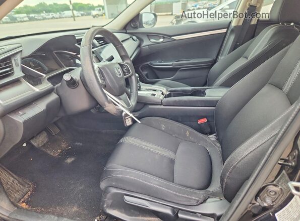 19XFC2F75GE016830 2016 HONDA CIVIC Черный Вид салона спереди