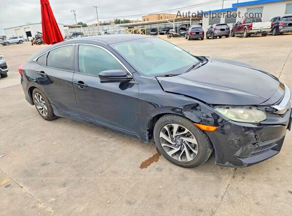 19XFC2F75GE016830 2016 HONDA CIVIC Черный Передняя правая четверть
