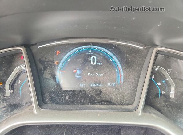 19XFC2F75GE016830 2016 HONDA CIVIC Черный Вид щитка приборов