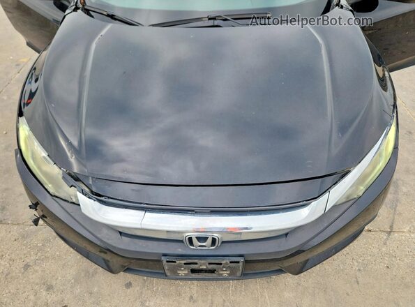 19XFC2F75GE016830 2016 HONDA CIVIC Черный Вид задней части салона