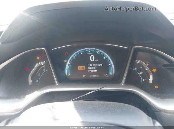19XFC2F75GE073013 2016 HONDA CIVIC Black Հետևի նստատեղերի տեսք
