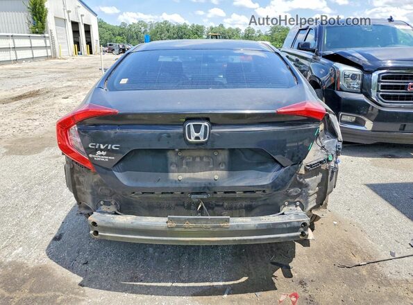 19XFC2F75GE094086 2016 HONDA CIVIC Black Widok z tyłu