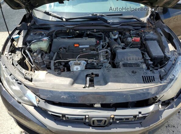 19XFC2F75GE094086 2016 HONDA CIVIC Black Widok wnętrza z tyłu