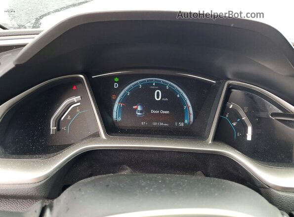 19XFC2F75GE217966 2016 HONDA CIVIC Черный Вид щитка приборов
