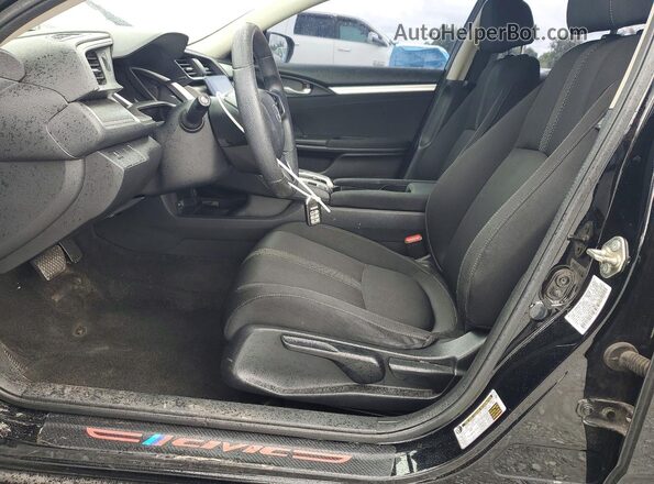 19XFC2F75GE217966 2016 HONDA CIVIC Черный Вид салона спереди