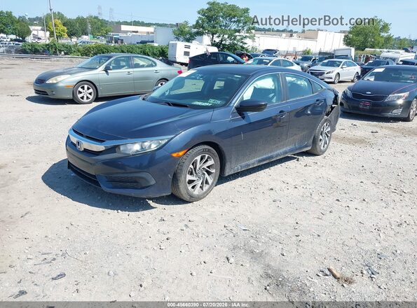 19XFC2F75GE238798 2016 HONDA CIVIC Dark Blue Передня ліва чверть
